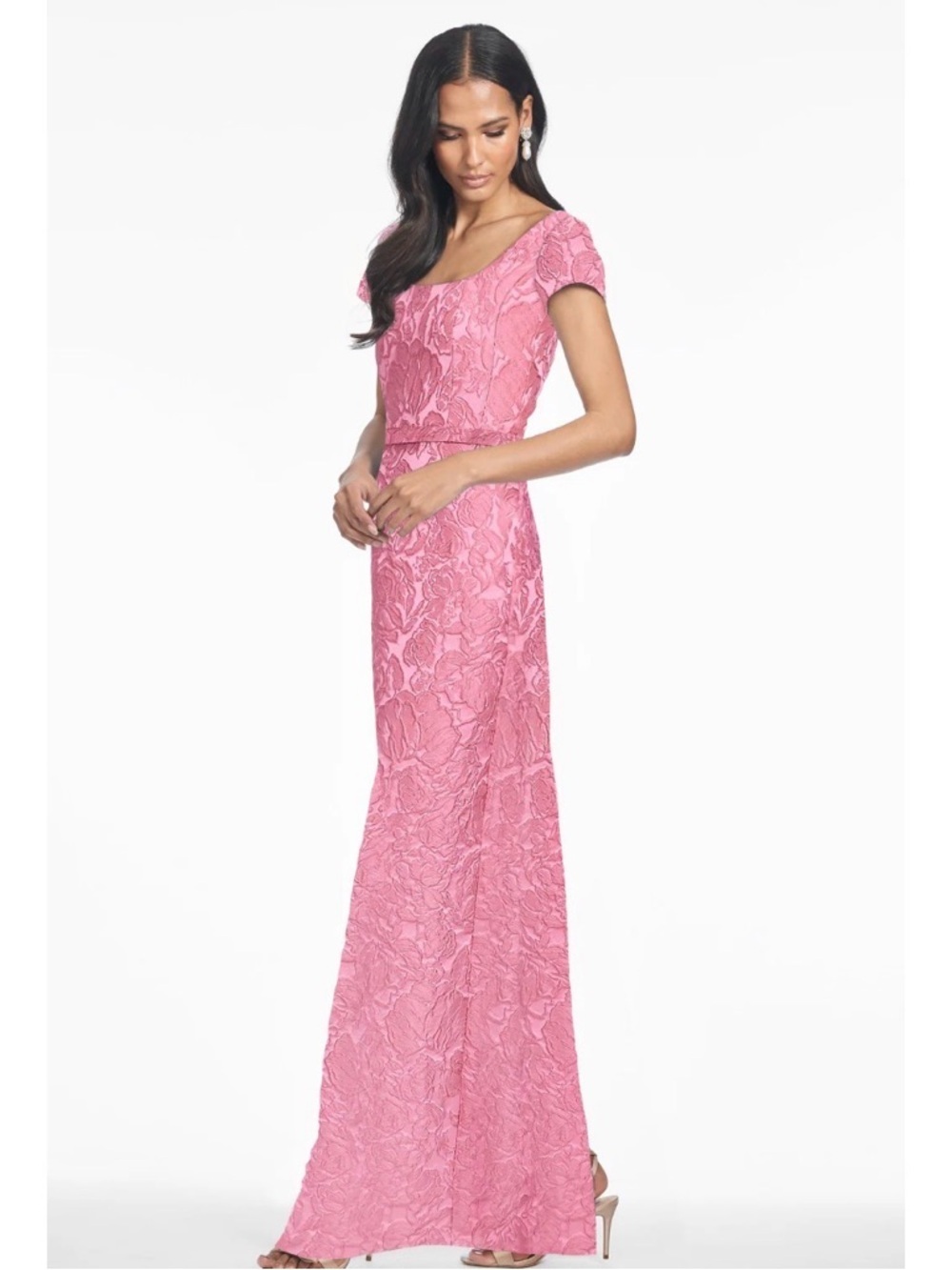 SACHIN & BABI
GRACE GOWN IN ROSE PINK size 0 or XS NWT